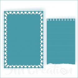 Flechtrahmen - Stanzschablone